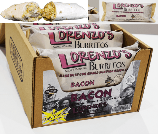 Lorenzo's Bacon Breakfast Burrito 12 count Case