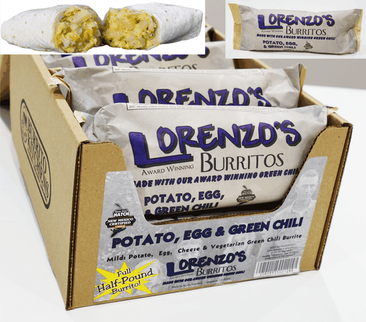 Lorenzo's Egg Breakfast Burrito 12 count Case